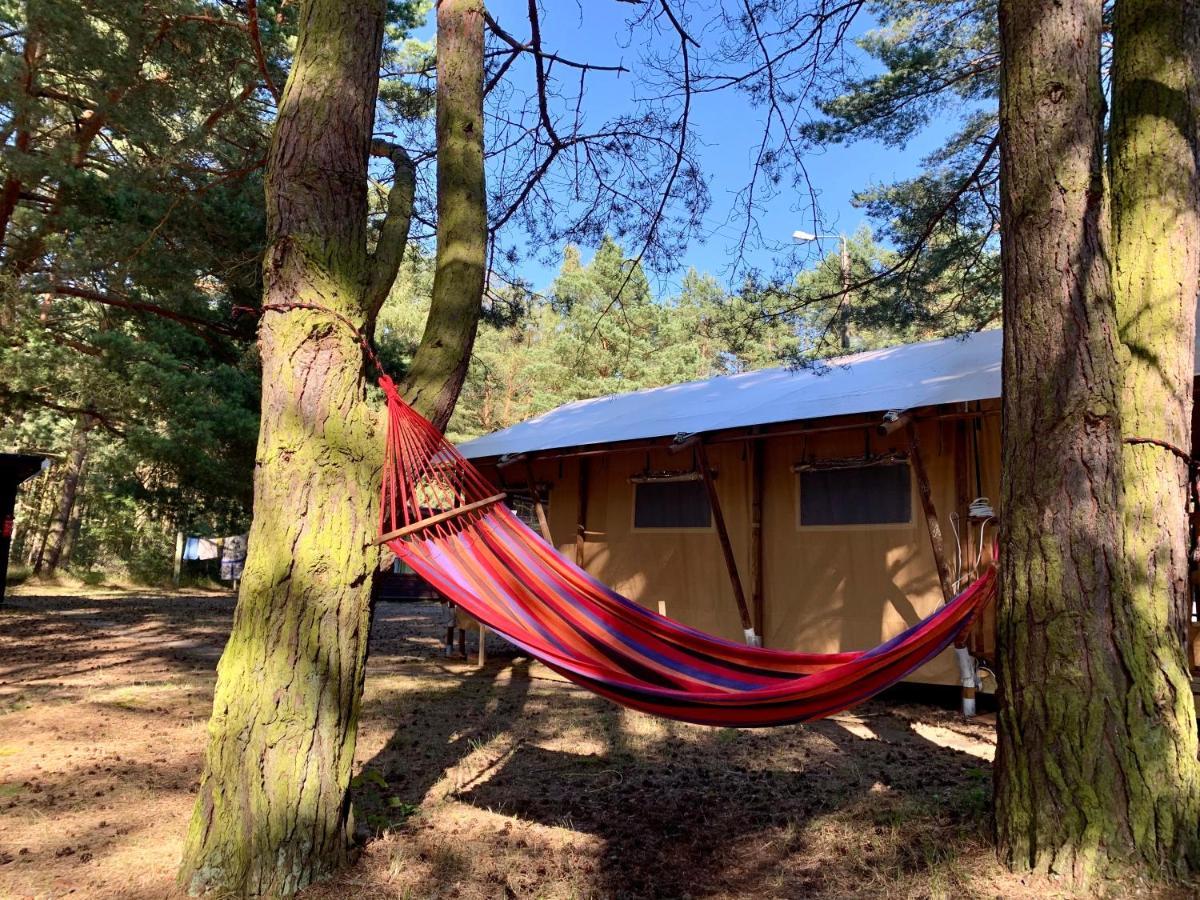 Camp Bursztynowy Las Otel Gdansk Dış mekan fotoğraf