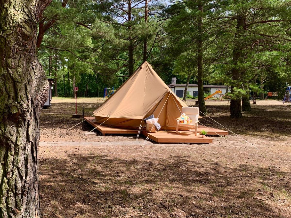 Camp Bursztynowy Las Otel Gdansk Dış mekan fotoğraf