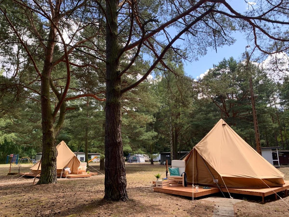 Camp Bursztynowy Las Otel Gdansk Dış mekan fotoğraf