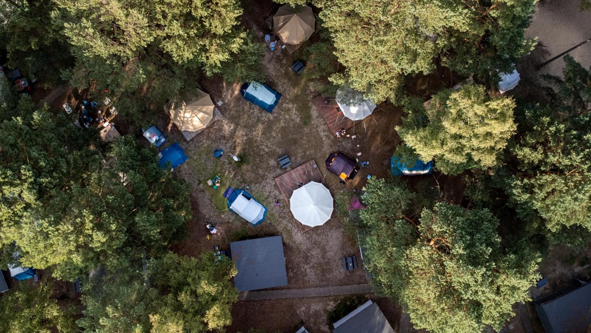 Camp Bursztynowy Las Otel Gdansk Dış mekan fotoğraf